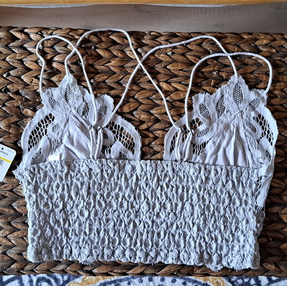 FP Adella Lace Bralette - Light Grey (Stone) - Picture 4 of 6